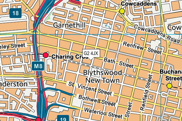 G2 4JX map - OS VectorMap District (Ordnance Survey) G2 4JX map - OS VectorMap District (Ordnance Survey)