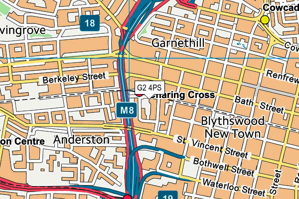 G2 4PS map - OS VectorMap District (Ordnance Survey) G2 4PS map - OS VectorMap District (Ordnance Survey)