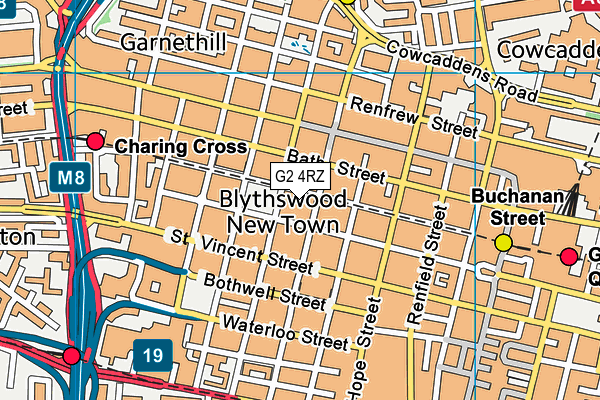 G2 4RZ map - OS VectorMap District (Ordnance Survey) G2 4RZ map - OS VectorMap District (Ordnance Survey)