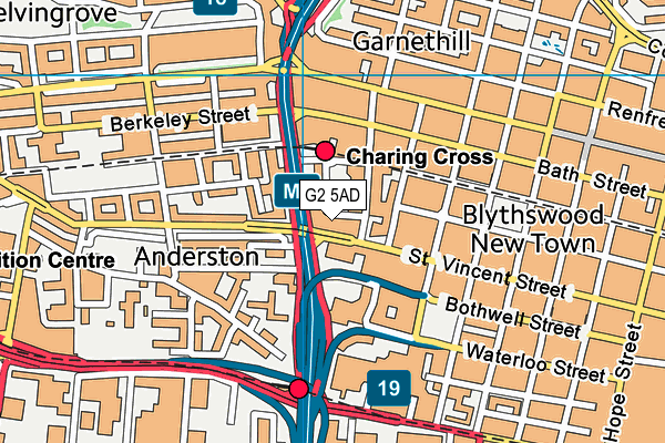 G2 5AD map - OS VectorMap District (Ordnance Survey) G2 5AD map - OS VectorMap District (Ordnance Survey)
