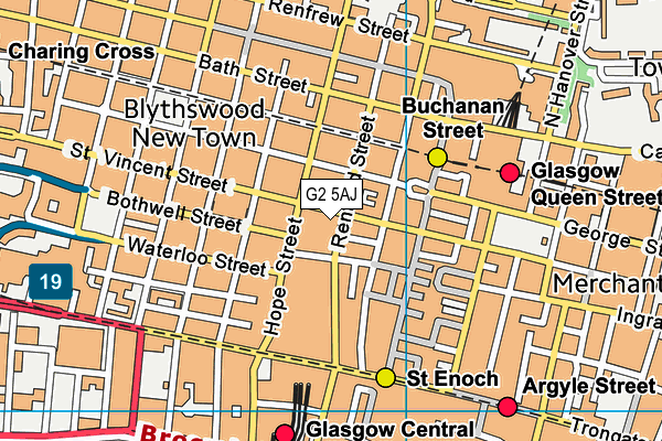 G2 5AJ map - OS VectorMap District (Ordnance Survey) G2 5AJ map - OS VectorMap District (Ordnance Survey)