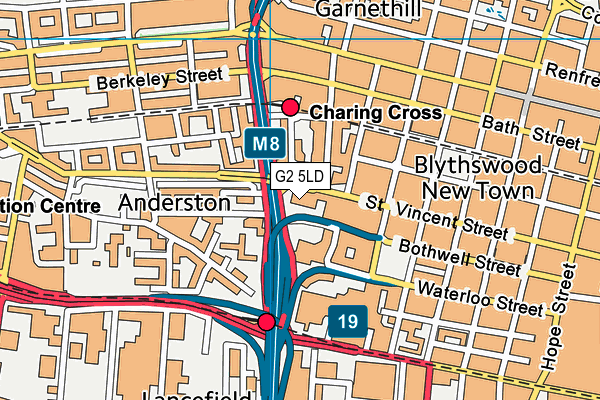 G2 5LD map - OS VectorMap District (Ordnance Survey) G2 5LD map - OS VectorMap District (Ordnance Survey)