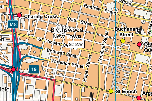 G2 5NW map - OS VectorMap District (Ordnance Survey) G2 5NW map - OS VectorMap District (Ordnance Survey)