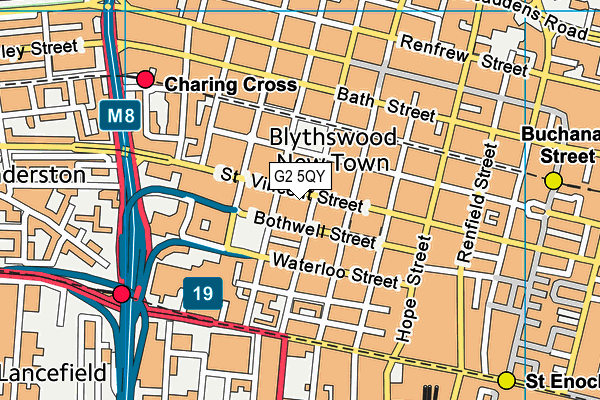 G2 5QY map - OS VectorMap District (Ordnance Survey) G2 5QY map - OS VectorMap District (Ordnance Survey)