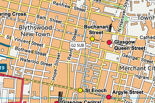 G2 5UB map - OS VectorMap District (Ordnance Survey) G2 5UB map - OS VectorMap District (Ordnance Survey)