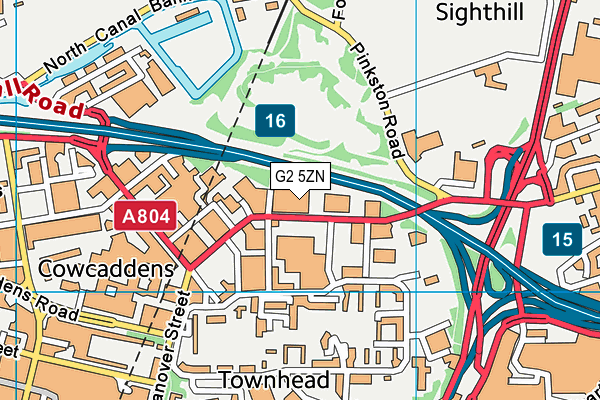 G2 5ZN map - OS VectorMap District (Ordnance Survey) G2 5ZN map - OS VectorMap District (Ordnance Survey)