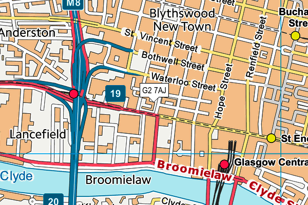 G2 7AJ map - OS VectorMap District (Ordnance Survey) G2 7AJ map - OS VectorMap District (Ordnance Survey)