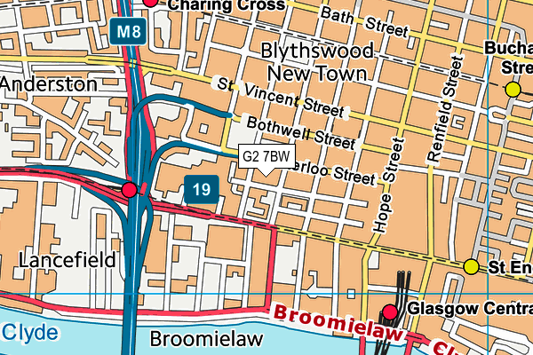 G2 7BW map - OS VectorMap District (Ordnance Survey) G2 7BW map - OS VectorMap District (Ordnance Survey)