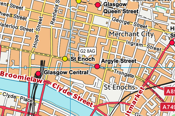 G2 8AG map - OS VectorMap District (Ordnance Survey) G2 8AG map - OS VectorMap District (Ordnance Survey)