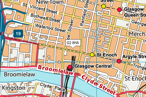 G2 8HA map - OS VectorMap District (Ordnance Survey) G2 8HA map - OS VectorMap District (Ordnance Survey)