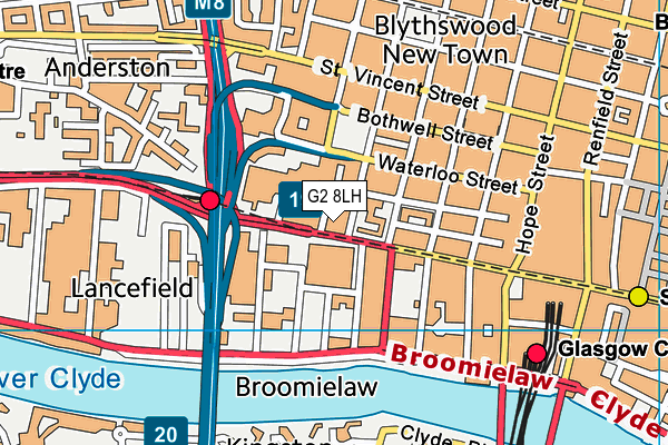 G2 8LH map - OS VectorMap District (Ordnance Survey) G2 8LH map - OS VectorMap District (Ordnance Survey)
