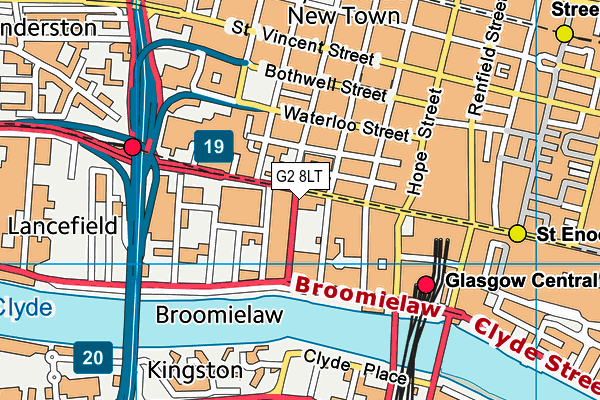 G2 8LT map - OS VectorMap District (Ordnance Survey) G2 8LT map - OS VectorMap District (Ordnance Survey)