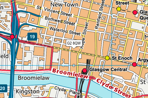 G2 8QW map - OS VectorMap District (Ordnance Survey) G2 8QW map - OS VectorMap District (Ordnance Survey)