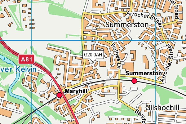 G20 0AH map - OS VectorMap District (Ordnance Survey) G20 0AH map - OS VectorMap District (Ordnance Survey)