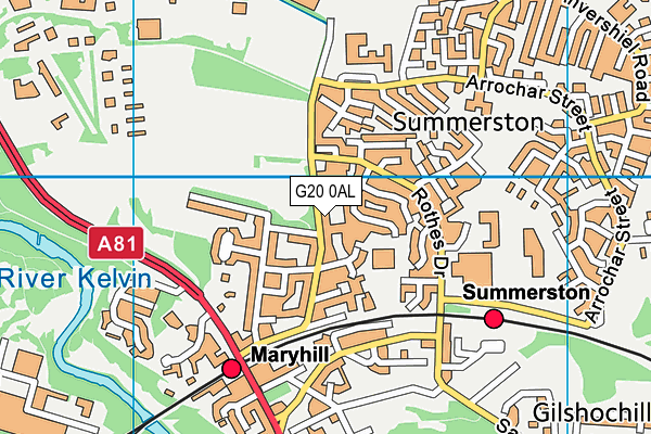 G20 0AL map - OS VectorMap District (Ordnance Survey) G20 0AL map - OS VectorMap District (Ordnance Survey)