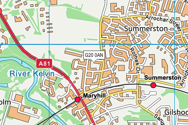G20 0AN map - OS VectorMap District (Ordnance Survey) G20 0AN map - OS VectorMap District (Ordnance Survey)