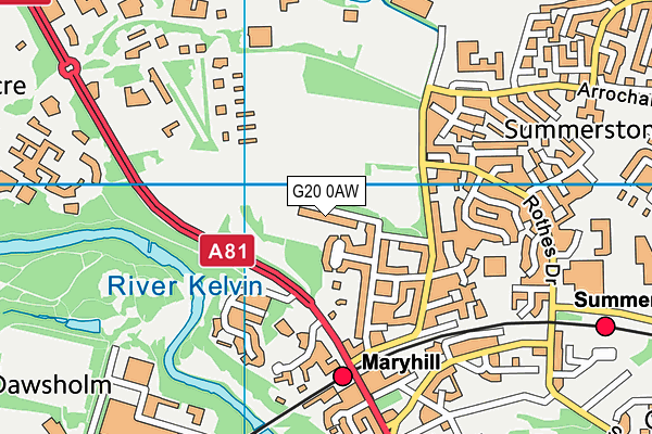 G20 0AW map - OS VectorMap District (Ordnance Survey) G20 0AW map - OS VectorMap District (Ordnance Survey)
