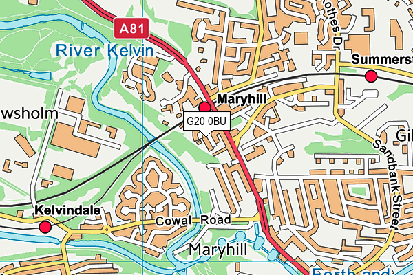 G20 0BU map - OS VectorMap District (Ordnance Survey) G20 0BU map - OS VectorMap District (Ordnance Survey)