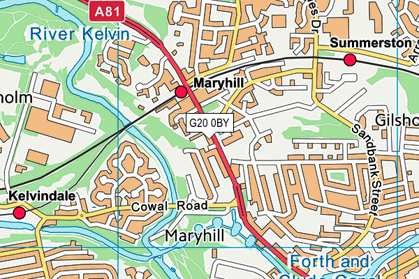 G20 0BY map - OS VectorMap District (Ordnance Survey) G20 0BY map - OS VectorMap District (Ordnance Survey)