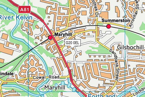G20 0EL map - OS VectorMap District (Ordnance Survey) G20 0EL map - OS VectorMap District (Ordnance Survey)