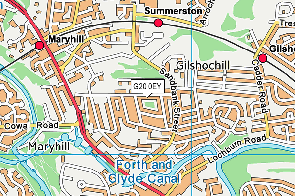 G20 0EY map - OS VectorMap District (Ordnance Survey) G20 0EY map - OS VectorMap District (Ordnance Survey)