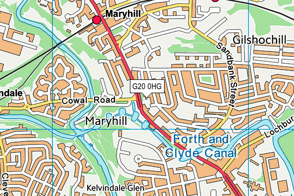 G20 0HG map - OS VectorMap District (Ordnance Survey) G20 0HG map - OS VectorMap District (Ordnance Survey)