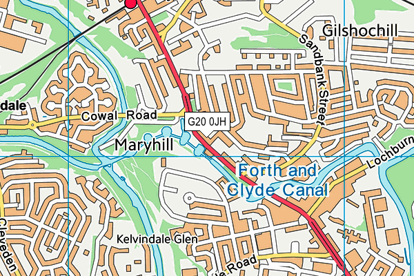G20 0JH map - OS VectorMap District (Ordnance Survey) G20 0JH map - OS VectorMap District (Ordnance Survey)