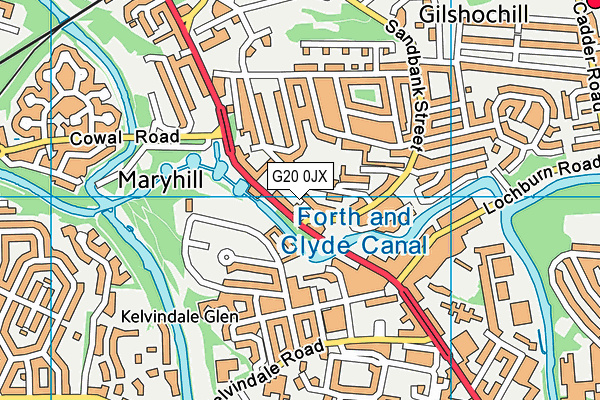 G20 0JX map - OS VectorMap District (Ordnance Survey) G20 0JX map - OS VectorMap District (Ordnance Survey)