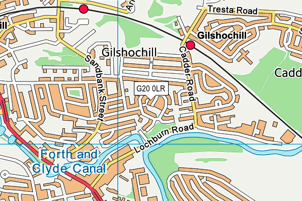 G20 0LR map - OS VectorMap District (Ordnance Survey) G20 0LR map - OS VectorMap District (Ordnance Survey)