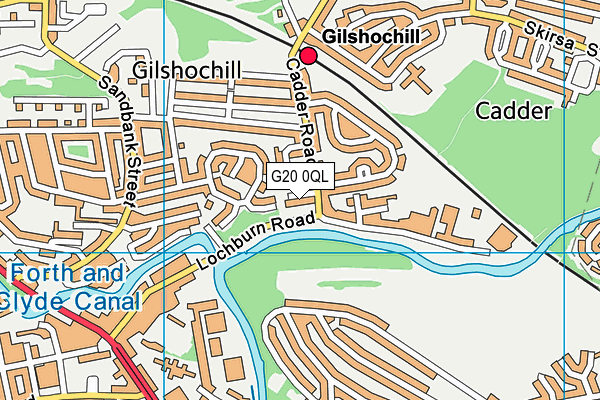 G20 0QL map - OS VectorMap District (Ordnance Survey) G20 0QL map - OS VectorMap District (Ordnance Survey)
