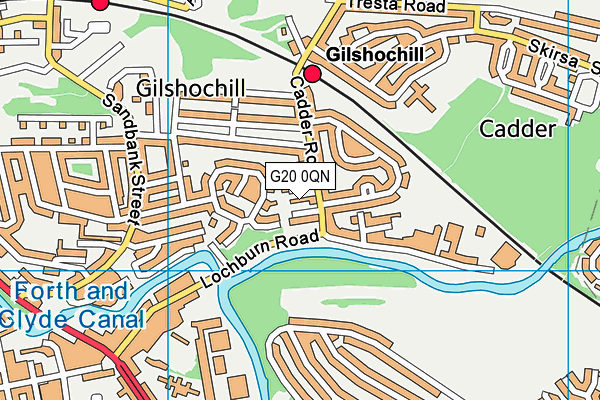 G20 0QN map - OS VectorMap District (Ordnance Survey) G20 0QN map - OS VectorMap District (Ordnance Survey)