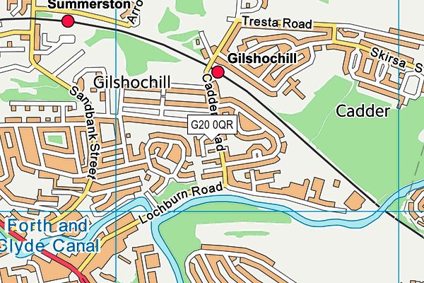 G20 0QR map - OS VectorMap District (Ordnance Survey) G20 0QR map - OS VectorMap District (Ordnance Survey)