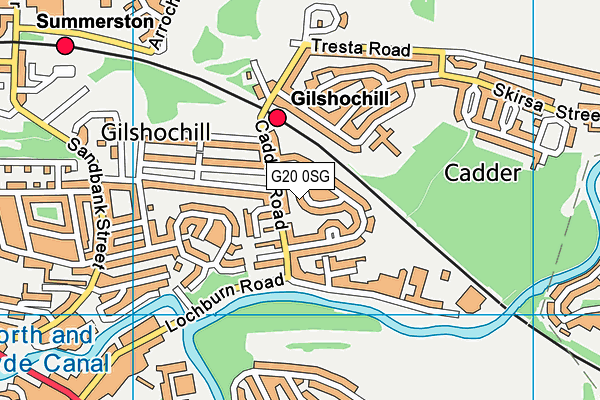 G20 0SG map - OS VectorMap District (Ordnance Survey) G20 0SG map - OS VectorMap District (Ordnance Survey)