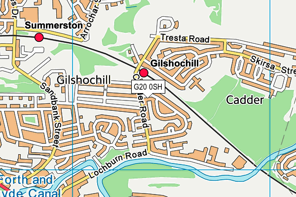 G20 0SH map - OS VectorMap District (Ordnance Survey) G20 0SH map - OS VectorMap District (Ordnance Survey)