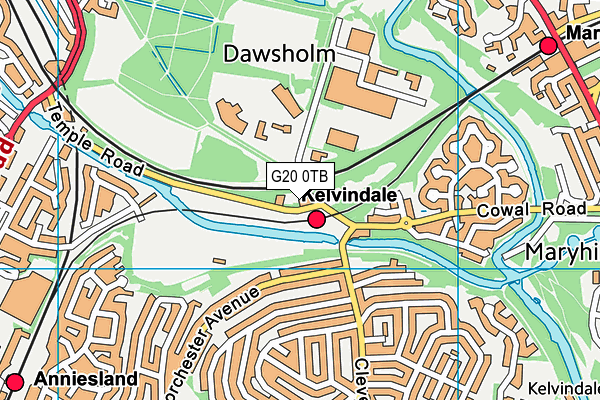 G20 0TB map - OS VectorMap District (Ordnance Survey) G20 0TB map - OS VectorMap District (Ordnance Survey)
