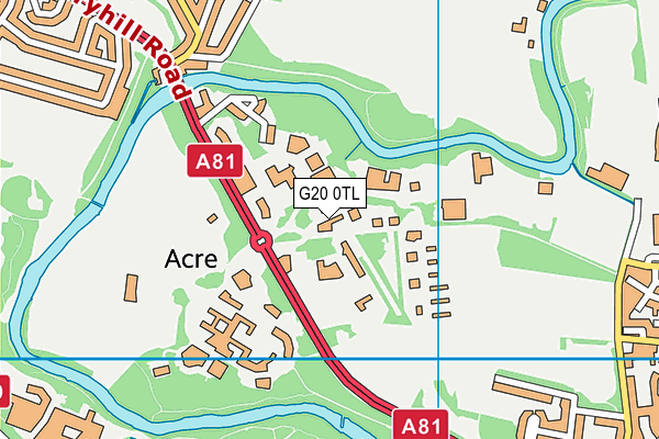 G20 0TL map - OS VectorMap District (Ordnance Survey) G20 0TL map - OS VectorMap District (Ordnance Survey)