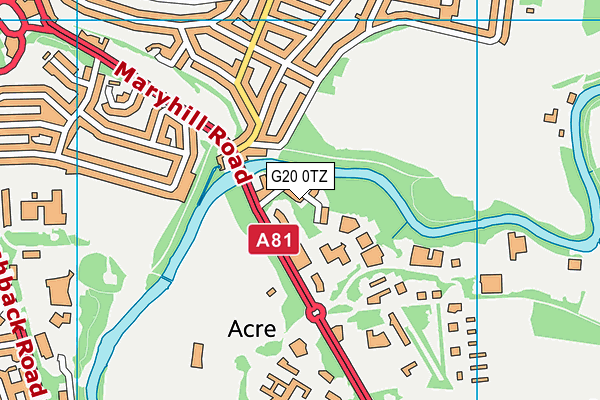 G20 0TZ map - OS VectorMap District (Ordnance Survey) G20 0TZ map - OS VectorMap District (Ordnance Survey)