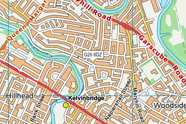 G20 6DZ map - OS VectorMap District (Ordnance Survey)