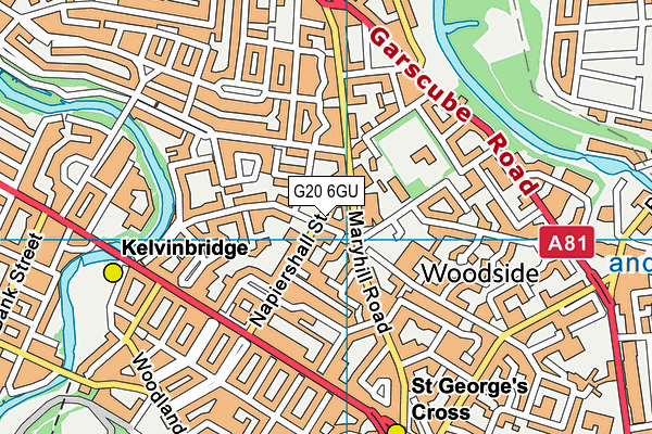 G20 6GU map - OS VectorMap District (Ordnance Survey)