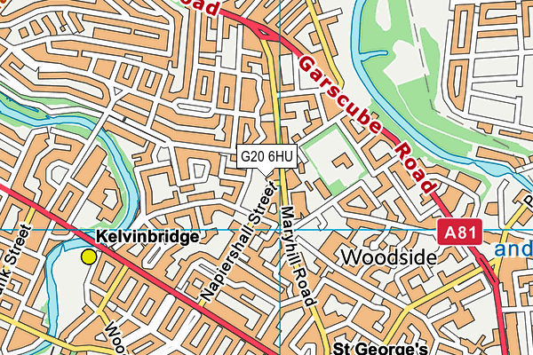 G20 6HU map - OS VectorMap District (Ordnance Survey)