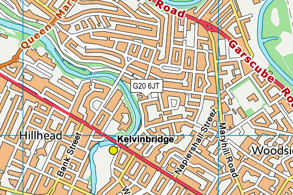 G20 6JT map - OS VectorMap District (Ordnance Survey)