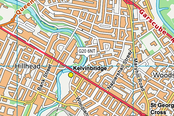 G20 6NT map - OS VectorMap District (Ordnance Survey)
