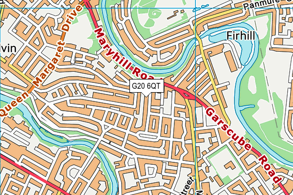 G20 6QT map - OS VectorMap District (Ordnance Survey) G20 6QT map - OS VectorMap District (Ordnance Survey)