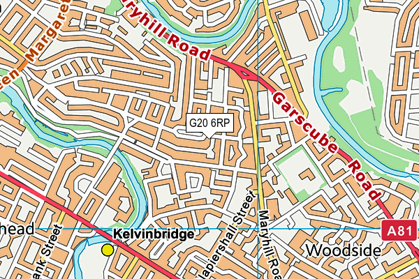 G20 6RP map - OS VectorMap District (Ordnance Survey)
