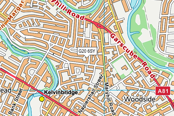 G20 6SY map - OS VectorMap District (Ordnance Survey)