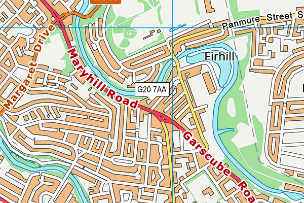 G20 7AA map - OS VectorMap District (Ordnance Survey) G20 7AA map - OS VectorMap District (Ordnance Survey)