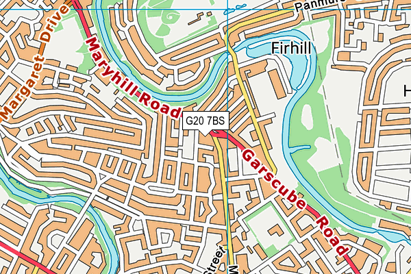 G20 7BS map - OS VectorMap District (Ordnance Survey) G20 7BS map - OS VectorMap District (Ordnance Survey)