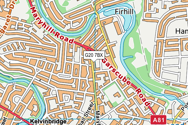G20 7BX map - OS VectorMap District (Ordnance Survey) G20 7BX map - OS VectorMap District (Ordnance Survey)