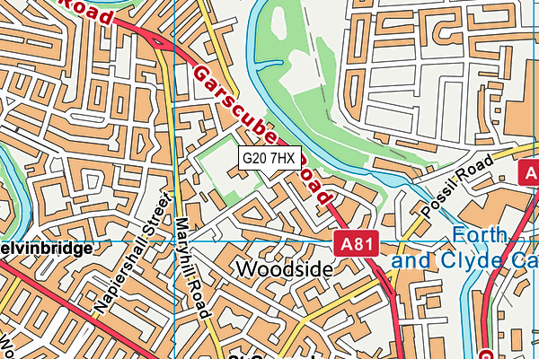 G20 7HX map - OS VectorMap District (Ordnance Survey) G20 7HX map - OS VectorMap District (Ordnance Survey)