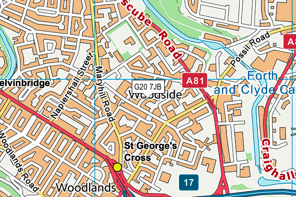 G20 7JB map - OS VectorMap District (Ordnance Survey) G20 7JB map - OS VectorMap District (Ordnance Survey)